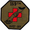 159th Medical Detachment Air Ambulance Patch Dustoff OD
