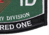 1st Infantry Division Ratings Patch "The Big Red One" | Lower Right Quadrant