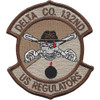 132nd Aviation Cavalry Regiment Delta Company Patch Desert