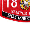 1812 M1A1 Tank Crewman MOS Patch | Lower Left Quadrant