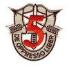 5th Special Forces Group Crest Desert Red 5 Patch