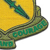 111th Armored Cavalry Regiment By Arms and Courage Patch | Lower Right Quadrant