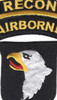 101st Airborne Division 506th Airborne Infantry Regiment 3rd Battalion Recon Patch | Center Detail