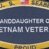 Seabees Grand-Daughter Of A Vietnam Veteran Patch | Center Detail