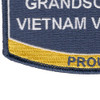 Seabee Grand-Son Of A Vietnam Veteran Patch | Lower Left Quadrant