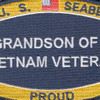 Seabee Grand-Son Of A Vietnam Veteran Patch | Center Detail