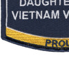 Seabee Daughter of a Vietnam Veteran Patch | Lower Left Quadrant