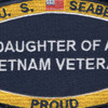 Seabee Daughter of a Vietnam Veteran Patch | Center Detail