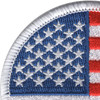 Round United States Flag Patch | Upper Left Quadrant