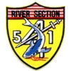 RIVSEC 541 River Patrol Section Vietnam Patch Shark