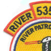 Rivsec 535 River Section Patch River Patrol Force Viet Nam | Upper Left Quadrant