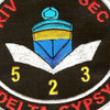 Rivsec 523 River Patrol Section Patch Delta Gypsy | Center Detail