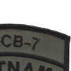 NMCB-7 Vietnam OD Patch | Upper Right Quadrant