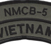 NMCB-5 Vietnam OD Patch | Center Detail