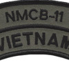NMCB-11 Vietnam OD Patch | Center Detail