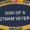 Navy Son of a Vietnam Veteran Patch | Center Detail