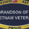 Navy Grandson Of A Vietnam Veteran Patch | Center Detail