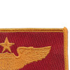 Senior Pilot Wings Patch Red And Gold | Upper Right Quadrant