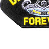 Navy Diesel Boats Forever Ballcap Patch | Lower Left Quadrant