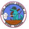 RAD 112 River Assault Division Patch River Raiders