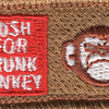 Push For Trunk Monkey Small Pocket Patch Hook and Loop | Center Detail