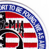 POW MIA Stars and Stripes Patch | Upper Right Quadrant