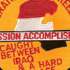 Operation Iraqi Freedom Patch Mission Accomplished | Center Detail