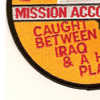 Operation Iraqi Freedom Patch Mission Accomplished | Lower Left Quadrant