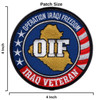 Operation Iraqi Freedom Patch Stars And Stripes size: 4 x 4 inches