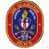 MCM-11 USS Gladiator Mine Countermeasures Ship Patch