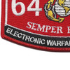 Marine MOS 6484 Electronic Warfare Tech-EA-6B Patch | Lower Left Quadrant