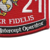 Marine MOS 2621 Manual Morse Intercept Operator Patch | Lower Right Quadrant