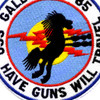 PG-85 USS Gallup Navy Patrol Motor Gunboat Patch Have Guns Will Travel | Center Detail