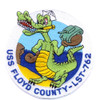 LST-762 USS Floyd County Tank Landing Ship Patch Insignia