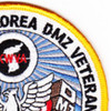 Korea War And Korea DMZ Veterans Association Patch | Upper Right Quadrant
