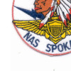 Naval Air Station Spokane Washington Patch Small Version | Lower Left Quadrant