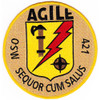 MSO-421 USS Agile Mine Sweeper - Ocean Ship Patch