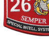 MOS 2651 Special Intelligence System Administrator Patch | Lower Left Quadrant