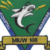 MIUW-108 Mobile Inshore Undersea Warfare Unit Patch | Center Detail