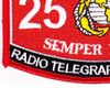 Military Occupational Specialty 2533 Radio Telegraph Operator MOS Patch | Lower Left Quadrant