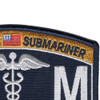 Medical Rating Submarine Hospital Corpsman Patch | Upper Right Quadrant