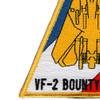 F-14 Tomcat Squadron VF-2 Triangle Patch Hook And Loop | Lower Left Quadrant