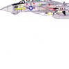 F-14B Tomcat VF-191 Detailed Sideview Patch Satan's Kittens | Lower Left Quadrant