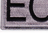 Explosive Ordnance Disposal Tab EOD Silver Patch Hook And Loop | Lower Left Quadrant