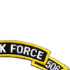 506th Airborne Infantry Regiment 3rd Battalion Patch Rocker - D Version | Upper Right Quadrant