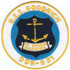 DDR-831 USS Goodrich Patch