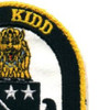 DDG-993 USS Kidd Patch | Upper Right Quadrant