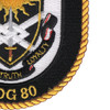 DDG-80 USS Roosevelt Patch | Lower Right Quadrant
