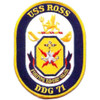 DDG-71 USS Ross guided Patch