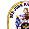 DDG-53 John Paul Jones Patch In Harms Way | Upper Left Quadrant